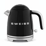 SWEISS Elektrischer Wasserkocher KTS9 im Vintage-Stil, 1 l, kompakter...