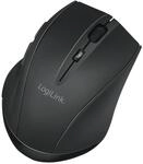 Logilink Maus kabellos BT 5.0 ergonomisches Design 5 Tasten Mouse schwarz
