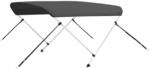 vidaXL 2-Bow Bimini Top mit Edelstahl-Clip Bootsverdeck Boot Verdeck Sonnendach