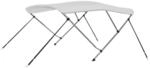 vidaXL 3-Bow Bimini Top Anti-Mehltau Verdeck Bootsverdeck Boot Sonnendach