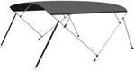 vidaXL 4-Bow Bimini Top mit Edelstahl-Clip Bootsverdeck Boot Verdeck Sonnendach
