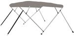 vidaXL 4-Bow Bimini-Top Grau 243x210x137 cm
