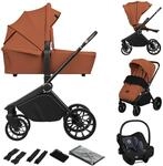 LIONELO MIKA PLUS 3-in-1 Buggy 0-48 Monate bis zu 22 kg Babywagen bis zu 9 kg