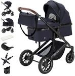 Daliya&reg; FLEXI-PRO M 2in1 Kinderwagen & Buggy (Blau-Grau)