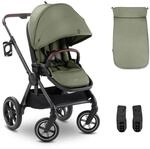 hauck Comfort N Care, Olive - Kinder Buggy mit Beindecke ab Geburt bis 22 kg,