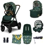 Cosatto Kinderwagen Set 3 in 1, Flach liegende Babywanne, Kinderwagenset, R129