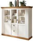 Furn.Design Highboard in wei&szlig; Pinie und Eiche Wotan, Landhaus Anrichte 148 x...