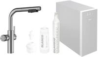 BLANCO CHOICE Icona-L | all-in-one K&uuml;chenarmatur aus massiv Edelstahl 