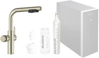 BLANCO CHOICE Icona-L | all-in-one K&uuml;chenarmatur aus Edelstahl satin gold 