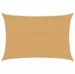 vidaXL Sonnensegel 160 g/m&sup2; Rechteckig Sandfarbe 3,5x4,5 m HDPE