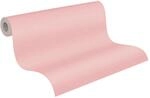 A.S. Cr&eacute;ation Vliestapete Strukturtapete - Uni Tapete 389042 in Rosa - einfarbige