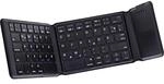 Inline Faltbare Bluetooth Tastatur mit Touchpad, kabellos, QWERTZ Layout f&uuml;r Tablet,