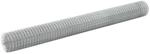 vidaXL Maschendraht Verzinkter Stahl 25x1,5m Wildzaun Gitterzaun Gartenzaun