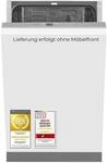 Exquisit Geschirrsp&uuml;ler, 9 Ma&szlig;gedecke, 6 Programme, kompakt, freistehend, 45 cm,