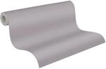 A.S. Cr&eacute;ation Uni-Vliestapete in Textiloptik &ndash; Dunkelgrau &ndash; 10,05 x 0,53 m