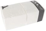 Papstar 250x Tissueservietten Wei&szlig; - 33 x 33 cm, 3-lagig, 1/8-Falz | Saugf&auml;hige