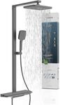 Sch&uuml;tte HAWAII Duschsystem mit Thermostat und Glasablage, Duschset mit 30x20cm