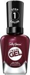 Sally Hansen Miracle Gel Nagellack, ohne k&uuml;nstliches UV-Licht Wine Stock, Weinrot,