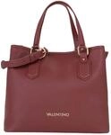 Valentino Schultertasche Brixton Shopping Bordeaux dunkelrot