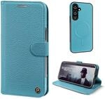 phase9 Echtleder Handyh&uuml;lle f&uuml;r Samsung Galaxy S25 RFID-Schutz Klapph&uuml;lle Leder