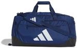 adidas Unisex Training Defender Duffle Bag Medium Duffel Bag, Dark Blue/White, One