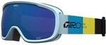 Giro Buster Kinder Schneebrille Blue Blocks - Grau Kobalt