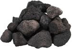 vidaXL Lavagranulat 10 kg Schwarz 5-8 cm