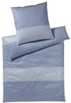 Joop! Mako-Satin-Bettw&auml;sche-Garnitur Split Farbe Ocean Gr&ouml;&szlig;e 135x200+80x80
