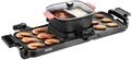 VEVOR Hot Pot 2300 W 2 in 1 elektrischer rauchfreier Grill abnehmbarer