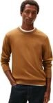 Tommy Hilfiger Herren Pullover Essential Cotton mit Rundhalsausschnitt, Braun