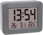 TFA Dostmann Digitaler Reise Wecker, 60.2044.10, batteriebetrieben, mit Weckalarm