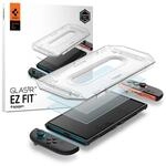 Spigen Glas.tR EZ Fit Schutzfolie kompatibel mit Nintendo Switch 2, 2 St&uuml;ck, 9H