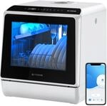 BLITZHOME Mini Sp&uuml;lmaschine Tischgeschirrsp&uuml;ler Smart App-Steuerung | Mini