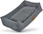 FREUDENTIER Orthop&auml;disches Hundebett XXL aus Cord - Waschbar - Herausnehmbares