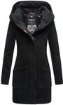 MARIKOO Damen Winter Jacke Mantel Business Trenchcoat Wintermantel Parka XS-XXL