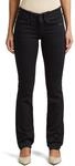G-STAR Women's Midge Saddle Straight Jeans, Black, 34W x 32L
