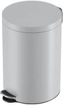 Hailo Selekta Tretm&uuml;lleimer Soft Close mit Inneneimer, 20 Liter, Grau | Runder