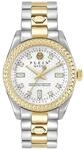 Philipp Plein Damen Analog Quarz Uhr mit Edelstahl Armband mid-33195