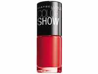 Maybelline New York Make-Up Nailpolish Color Show Nagellack Power Red/Ultra