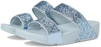 FitFlop Lulu Damen-Slides mit Glitzer, mehrfarbig, Quiet Blue, 41 EU