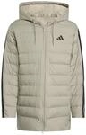 adidas Herren Essentials Climawarm 3 Stripes Light Down Hooded Parkas...