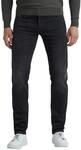 PME Legend Herren Jeans NIGHTFLIGHT - Regular Fit - Schwarz - Real Black Denim,