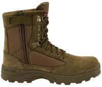Brandit Tactical Boots Zipper, Farbe: olive, Gr&ouml;&szlig;e: 45