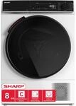 SHARP KD-WNHB8S9GWC-DE W&auml;schetrockner, 8kg, C, WiFi, 15 Trockenprogramme inkl.