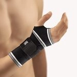 Bort ManuBasic&reg; Handgelenkbandage Schwarz XL plus rechts