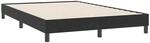 vidaXL Bettgestell ohne Matratze Schwarz 160x220 cm Samt