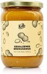 KoRo - Gesalzenes Erdnussmus 500 g - Vegan - Nussmus aus ger&ouml;steten Erdn&uuml;ssen und