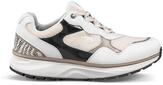 JOYA Tina III White-Gold, sportlicher Damen-Sneaker aus hochwertigem Glattleder...