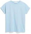 ARMEDANGELS Damen T-Shirt aus Bio-Baumwolle IDAARA Loose Fit Blue Glow L