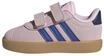adidas Unisex Kinder VL Court 3.0 Hook and Loop Shoes Kids, Clear pink/Team...